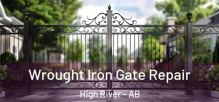  Wrought Iron Gate Repair High River - AB